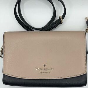Kate Spade Beige and Black Crossbody Bag
